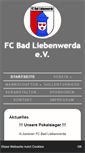 Mobile Screenshot of fc-badliebenwerda.de