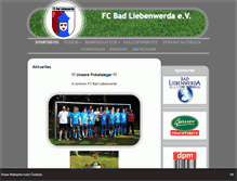 Tablet Screenshot of fc-badliebenwerda.de